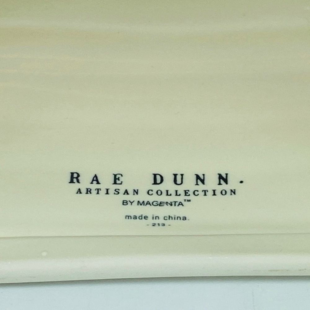 NWOT Rae Dunn TISSUES Box Cover Holder - Picture 3 of 3